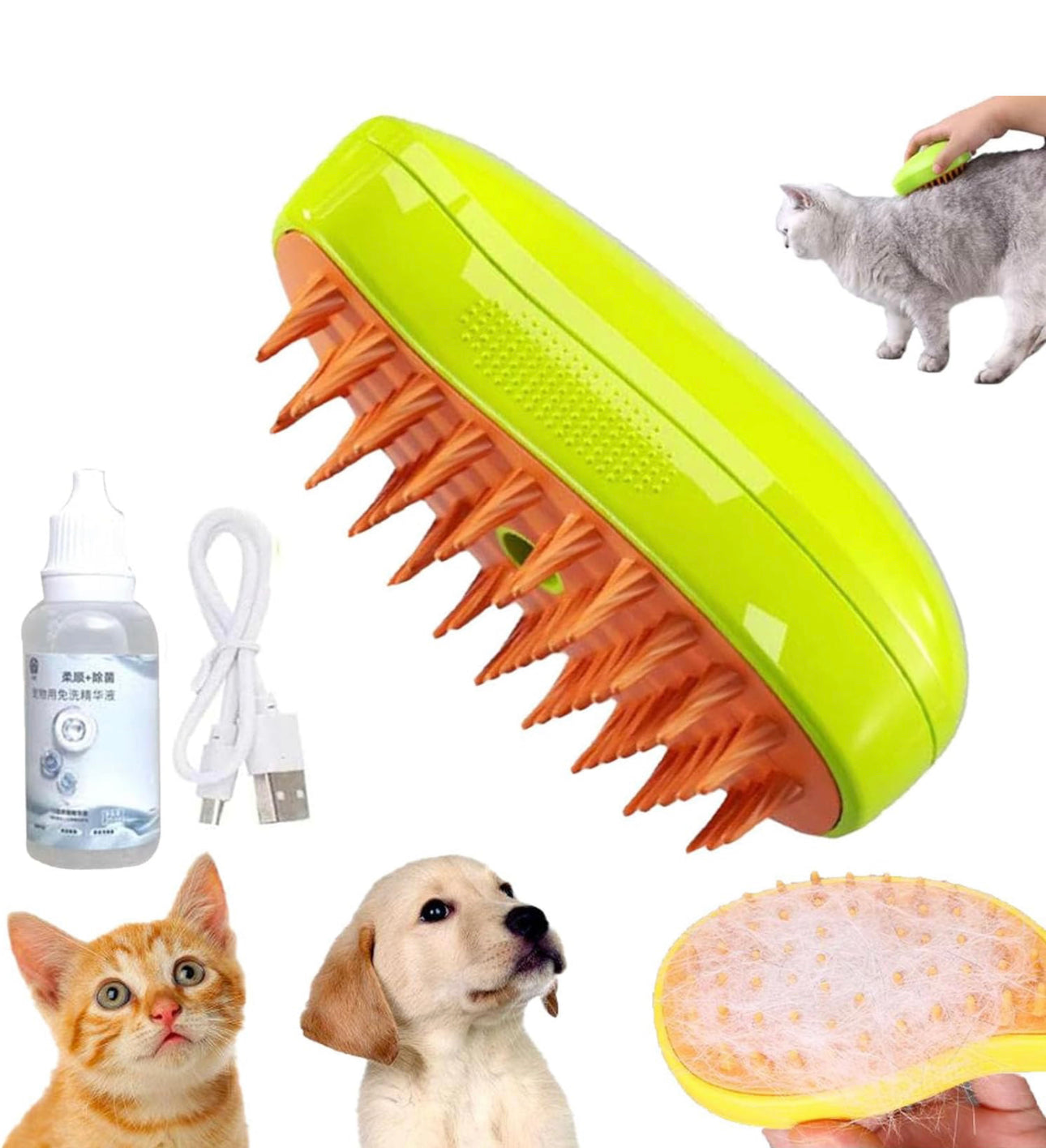 CEPILLO DE VAPOR MASCOTAS