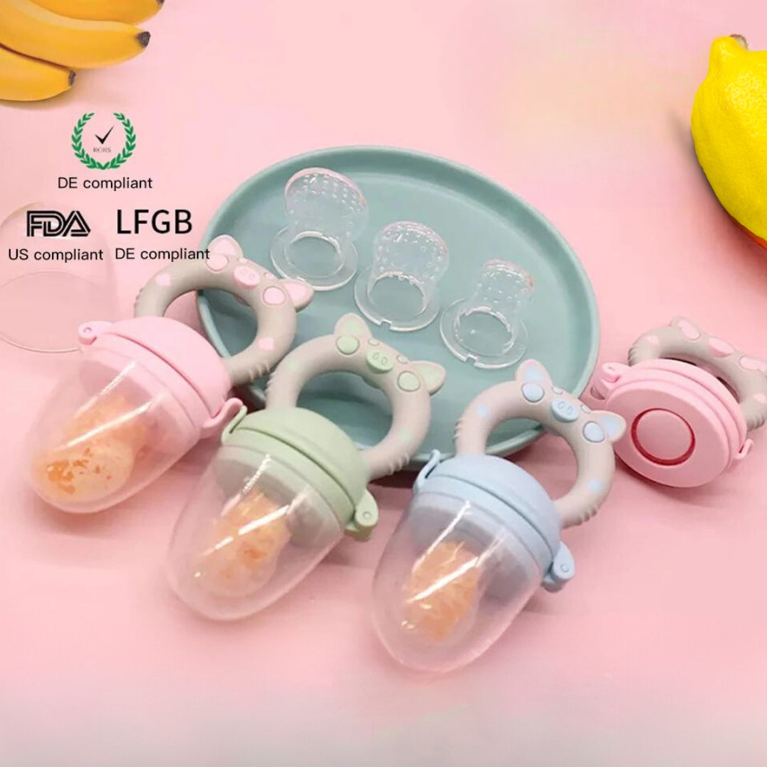 PACK 3 Chupetes Introducción Alimentos Sólidos BIBEOS