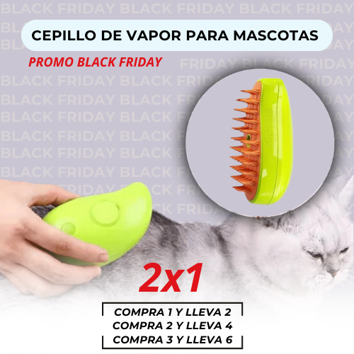 CEPILLO DE VAPOR MASCOTAS